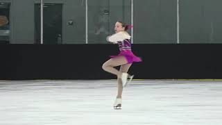 Maiya Land  Intermediate Women Short Program  2025 Midwestern Sectional Singles Final [upl. by Niraj]