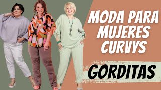 MODA PARA MUJERES CURVYS O GORDITAS MODA PLUS SIZE TENDENCIA 2024 [upl. by Felton]