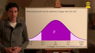 De normale verdeling deel 2 Percentages berekenen  Wiskunde  Statistiek [upl. by Veljkov701]