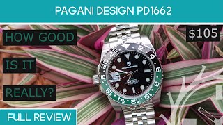 Pagani Design PD1662 GMT Full review [upl. by Minardi]