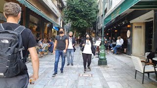 Athens Kolonaki walking tour Κολωνάκι Αθήνα [upl. by Eseilanna]