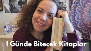 1 Günde Bitecek Kitaplar I Kitap Önerileri [upl. by Eilsehc906]