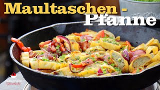 Fixe Maultaschen Pfanne  alles andere sind nur Nudeln [upl. by Danika71]