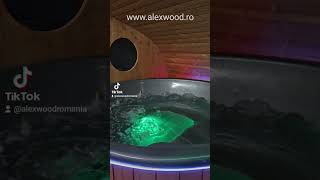 Jacuzzi  wooden sauna 2 in 1 thermo wood [upl. by Peskoff]