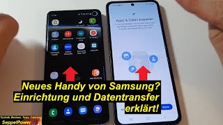 Tutorial Neues Samsung Handy Einrichtung  Datentransfer erklärt S10 zu Flip3 [upl. by Ydroj]