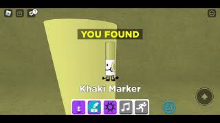 funny find the markerskhaki marker😂😂🤣🤣roblox studio [upl. by Yrag]