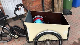 Christiania Cargo Tricycle with Electric Conversion walkaround [upl. by Enelyad948]