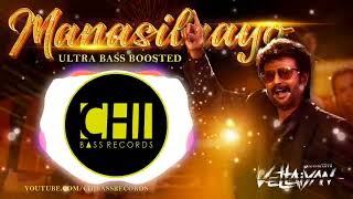 🎧🔥 Manasilaayo  Vettaiyan Ultra Bass Boosted Remix  Superstar Rajinikanth  Anirudh Ravichander [upl. by Menell]