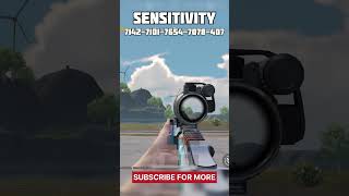 PUBG MOBILE 2024 NO RECOILZERO RECOIL SENSITIVITY CODE  BGMI BEST SENSITIVITY SETTINGS [upl. by Aicenek861]