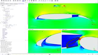 SIMULIA XFlow  Wing Load FSI Simulation cosimulation with Abaqus [upl. by Initof]