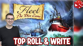 Fleet The Dice Game  verzahntes anspruchsvolles Roll amp Write Spiel Skellig Games 2020 [upl. by Scheck441]