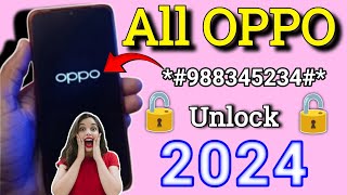 2024 UPDATE How To Unlock Oppo Phone Forgot Password Oppo Mobile Ka Lock Kaise Tode [upl. by Clemens]