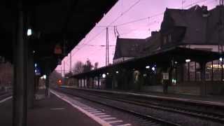 4teiliger Schienenbus durchfährt den Bahnhof Herborn [upl. by Learrsi]