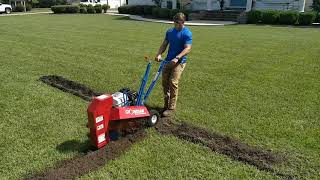 Groundsaw Mini 013quot Trencher [upl. by Annaitsirk]