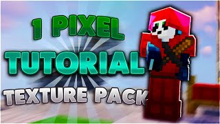 COME INSTALLARE LA 1 PIXEL TEXTURE PACK  MINECRAFT ITA [upl. by Lyrradal]