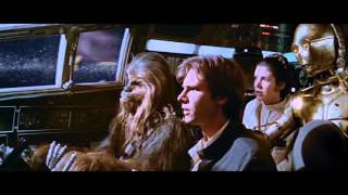 Millennium Falcon Asteroid Field Scene  The Empire Strikes Back 1980 1080p [upl. by Norra821]