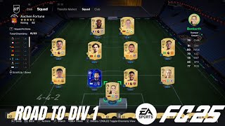 EASPORTS FC 25 DIVISION 6 GAMEPLAY POOR MAN ONLY PACKS ALLOWED [upl. by Jedlicka97]