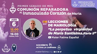 Lecciones de Mariología quotLa Virginidad perpetua de María Santísimaquot parte 2 [upl. by Hallsy]