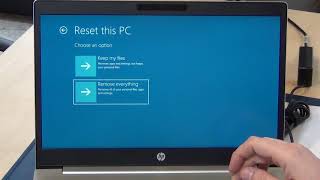 HP Recovery  How to reset HP Probook Notebook  Laptop to factory default Windows 10 [upl. by Antonino524]