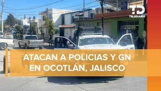 Enfrentamiento y bloqueos prenden alarmas en Ocotlán Jalisco [upl. by Kelbee]