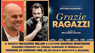 GRAZIE RAGAZZI di Riccardo Milani  Trailer ITA  Il regista presente in sala [upl. by Oluas]