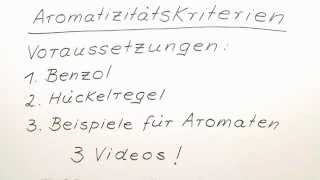 Aromatizitätskriterien erläutert  Chemie  Organische Chemie [upl. by Neelram420]