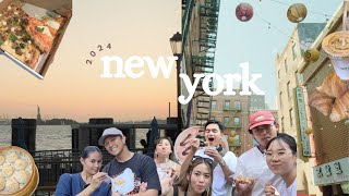 new york 2024  exploring the city good eats nights out [upl. by Strang]