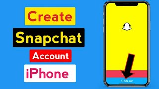 How to Create Snapchat Account on iPhone  Sign Up Snapchat on iPhone [upl. by Akiwak842]