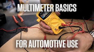 Multimeter basics for automotive use  Hagerty DIY [upl. by Milak656]