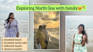 Exploring Arambol and Ashwem Beach in Kannada🏖️ goa goadiaries northgoa northgoabeaches beach [upl. by Petit]