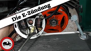 Simson Grundlagen 9 Die Elektronikzündung  Funktionsweise und Einstellen [upl. by Akirdna]