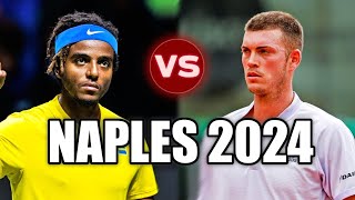 Elias Ymer vs Maximilian Marterer NAPLES 2024 Highlights [upl. by Cyrus]