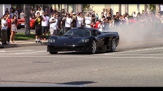 Saleen S7 Leaves Car Show with Hard Acceleration [upl. by Alten]