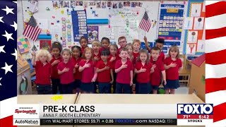 The Pledge PreK Class at Anna F Booth Elementary [upl. by Haidabez]