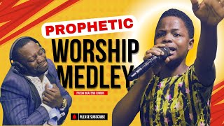 PROPHETIC WORSHIP MEDLEY LED BY FREDA Boateng JUNIOR On EZRA TV [upl. by Arual]