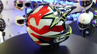 Arai MXV Motocross Helmet Stars And Stripes [upl. by Nalro]