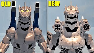 Kiryu Old vs New Remodel Comparison  Kaiju Universe [upl. by Gazo]