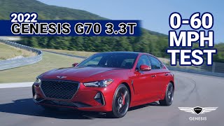 How quick is the 2022 Genesis G70 33T shorts [upl. by Acey]