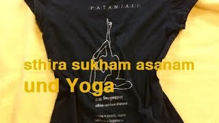 sthira sukham asanam  Yoga [upl. by Rexer]