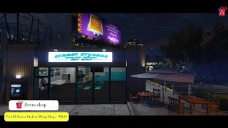 Street Stylers Wrap Shop  Mechanic Shop FiveM fivem mechanic [upl. by Lennor]