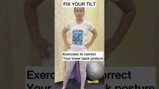 ⁠quotFix Your Lower Back Posture with These Exercisesquotshorts backpainrelief [upl. by Vallie]