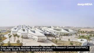 Zaha Hadids crystalline KAPSARC research centre opens to public [upl. by Nagek]