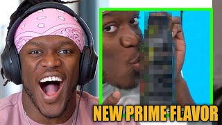 KSI Reveals New PRIME Flavor Exclusive [upl. by Nirol]