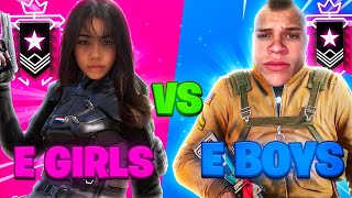 Can 5 Champion E GIRLS beat 5 Champion E BOYS Rainbow Six Siege [upl. by Harv375]