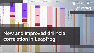 New and improved drillhole correlation in Leapfrog [upl. by Cathi75]