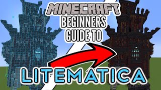 How To Use Litematica Minecraft Mod Java 1165  BEGINNERS Tutorial [upl. by Nolyarb]