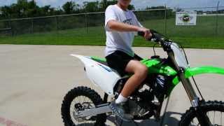 4599 The New 2014 Kawasaki KX100 with 20 More Power [upl. by Anirt]