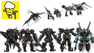 Transformers Movie 5 TLK REPAINT Voyager Scorn SS Leader Grimlock Dinosaur Robots Toys [upl. by Leugim]