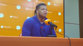 Peter Woods Talks First ClemsonSouth Carolina Game [upl. by Rayham]