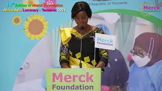 Gabon FL HE Madam ZITA OLIGUI NGUEMA Speech  11th Merck Foundation Africa Asia Luminary 2024 [upl. by Marybeth782]